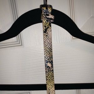 snake skin belt
